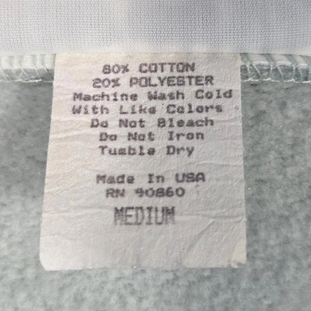Vtg Artisans Women Medium Blue Embroidered Button Up Cottagecore Prairie Grandma
